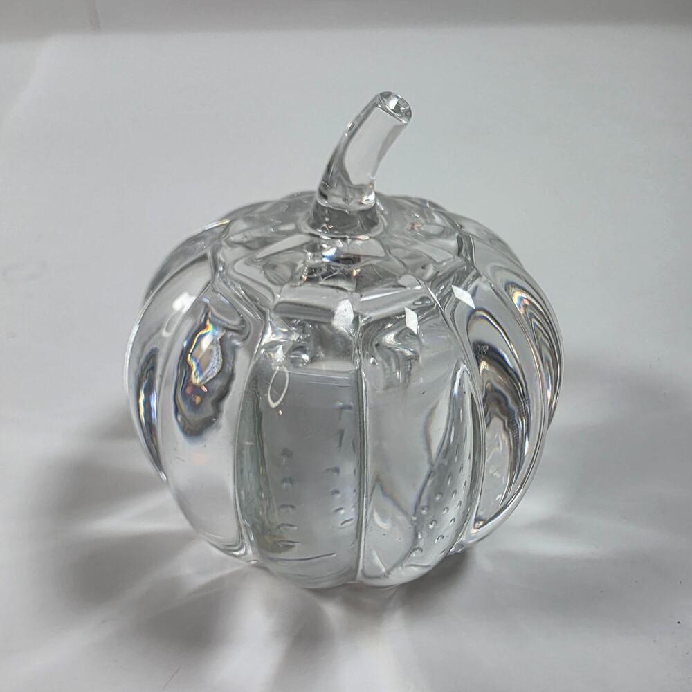 Shannon Hand Crafted Crystal Pumpkin Hollow Paper Weight Designs of Ireland